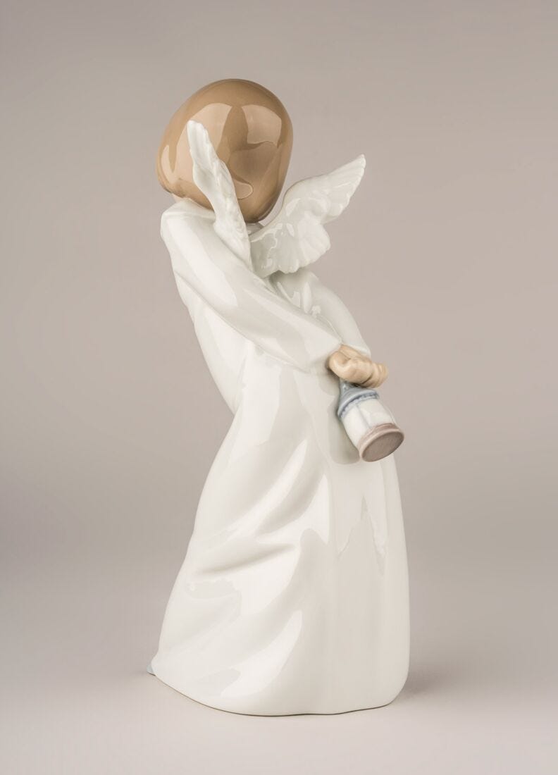 Lladro Figura Ángel Farolero