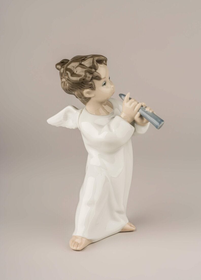Lladro Figura Ángel Flautista