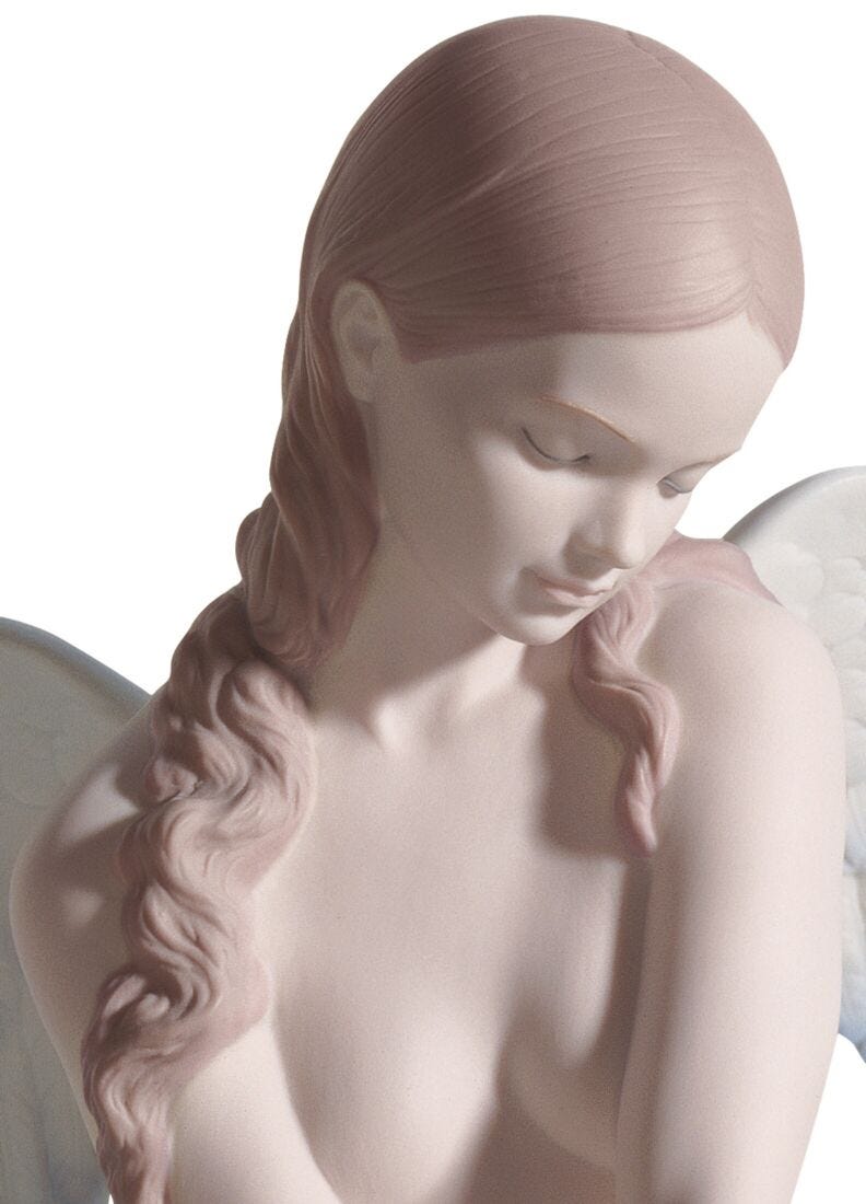 lladro Figura Ángel hermoso