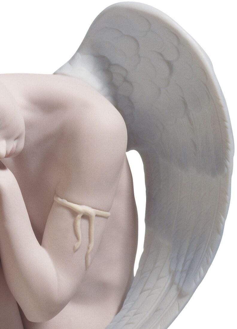 lladro Figura Ángel maravilloso