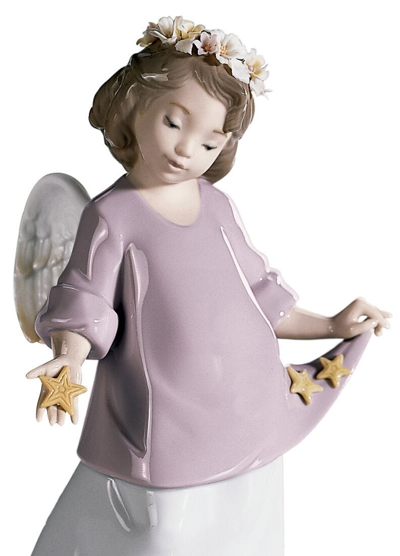 Lladro Figura ángel Mis Estrellas Celestiales