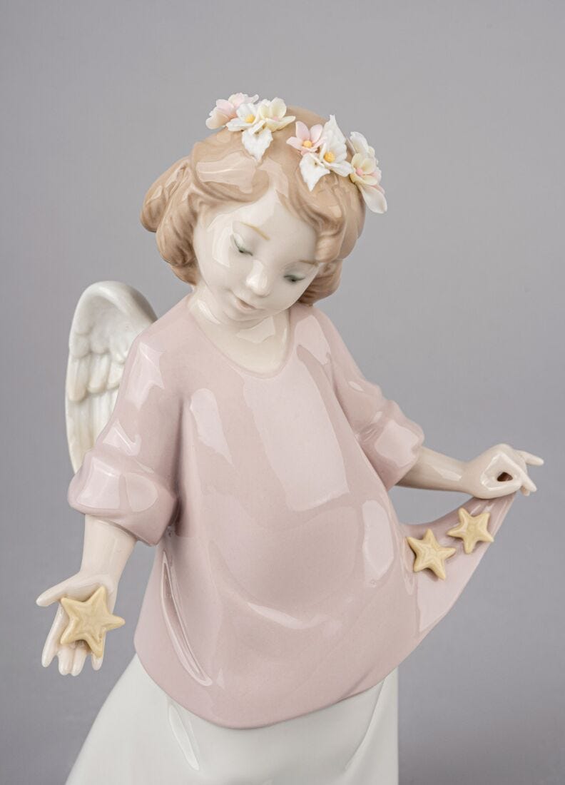 Lladro Figura ángel Mis Estrellas Celestiales
