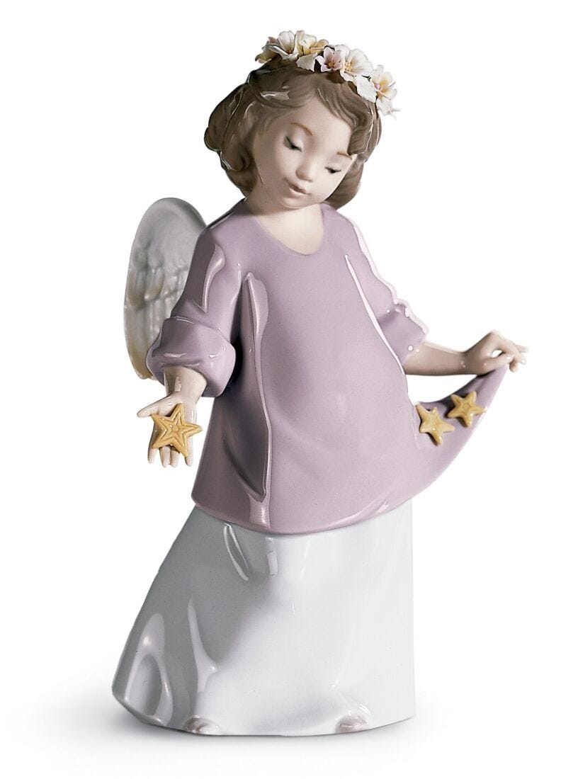 lladro Figura ángel Mis estrellas celestiales