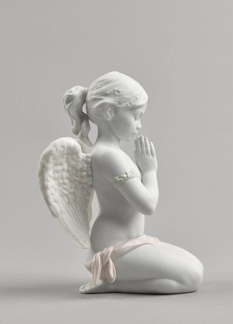 Lladro Figura ángel Oración Celestial