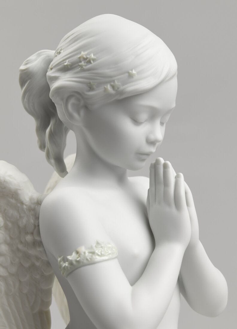Lladro Figura ángel Oración Celestial