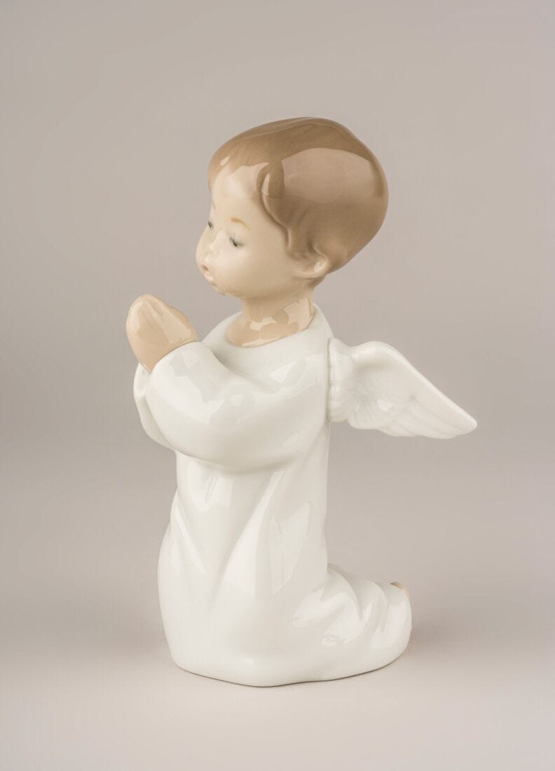 Lladro Figura Ángel Orando