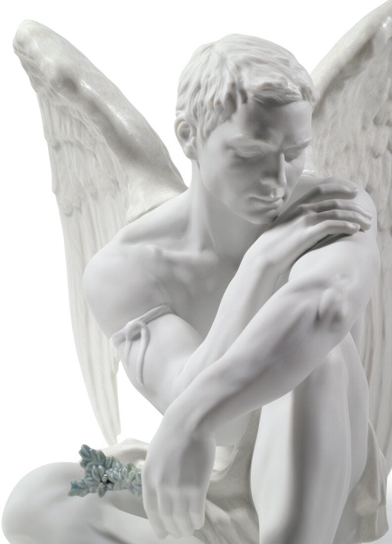 lladro Figura Ángel protector