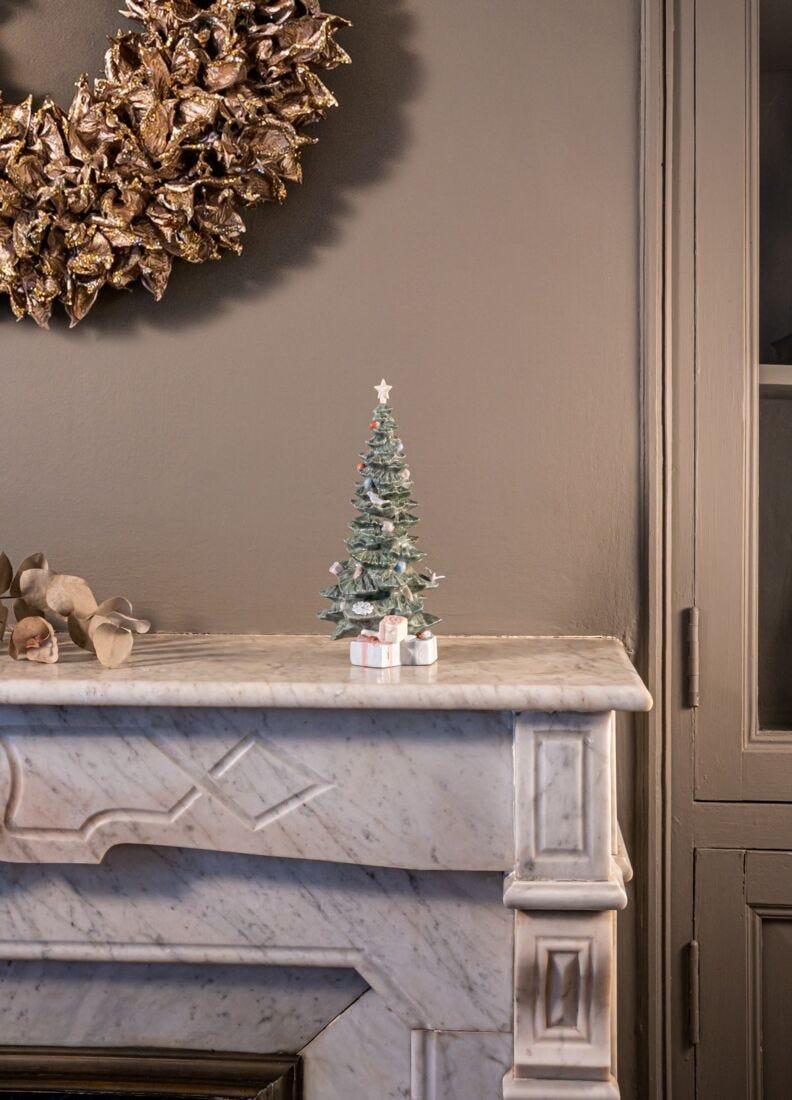 Lladro Figura Árbol De Navidad Con Regalos