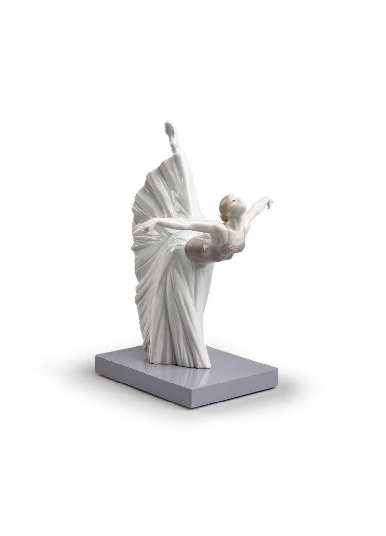 lladro Figura bailarina Giselle arabesco