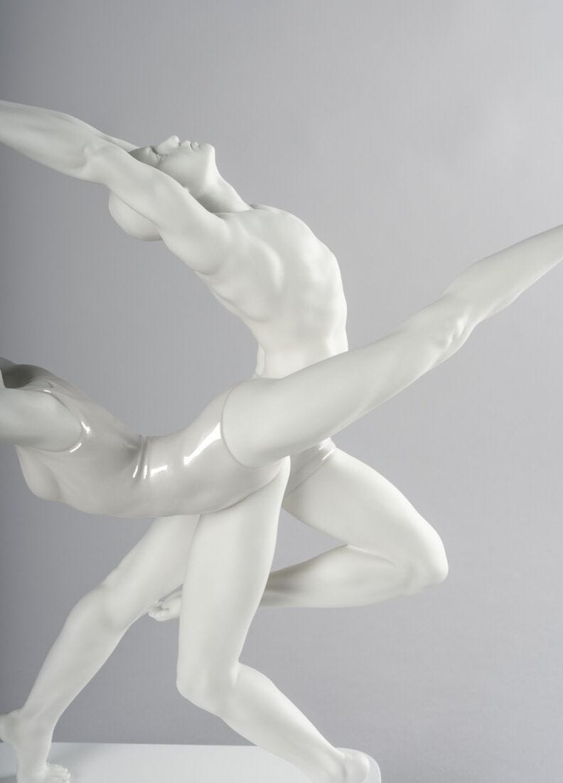 Lladro Figura Bailarines El Arte Del Movimiento
