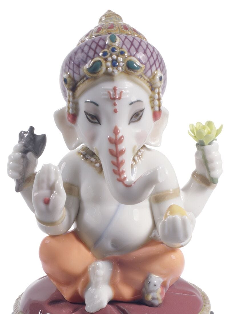 Lladro Figura Bal Ganesha