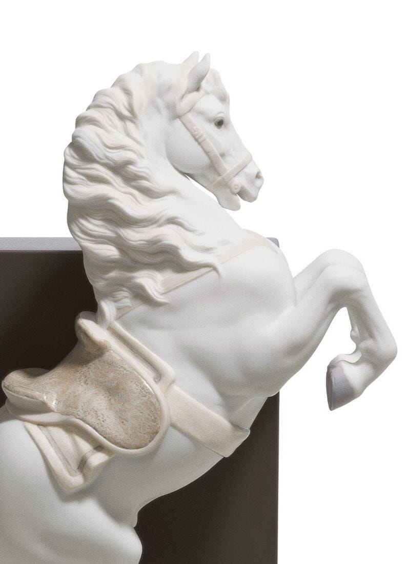 Lladro Figura Caballo En Courbette