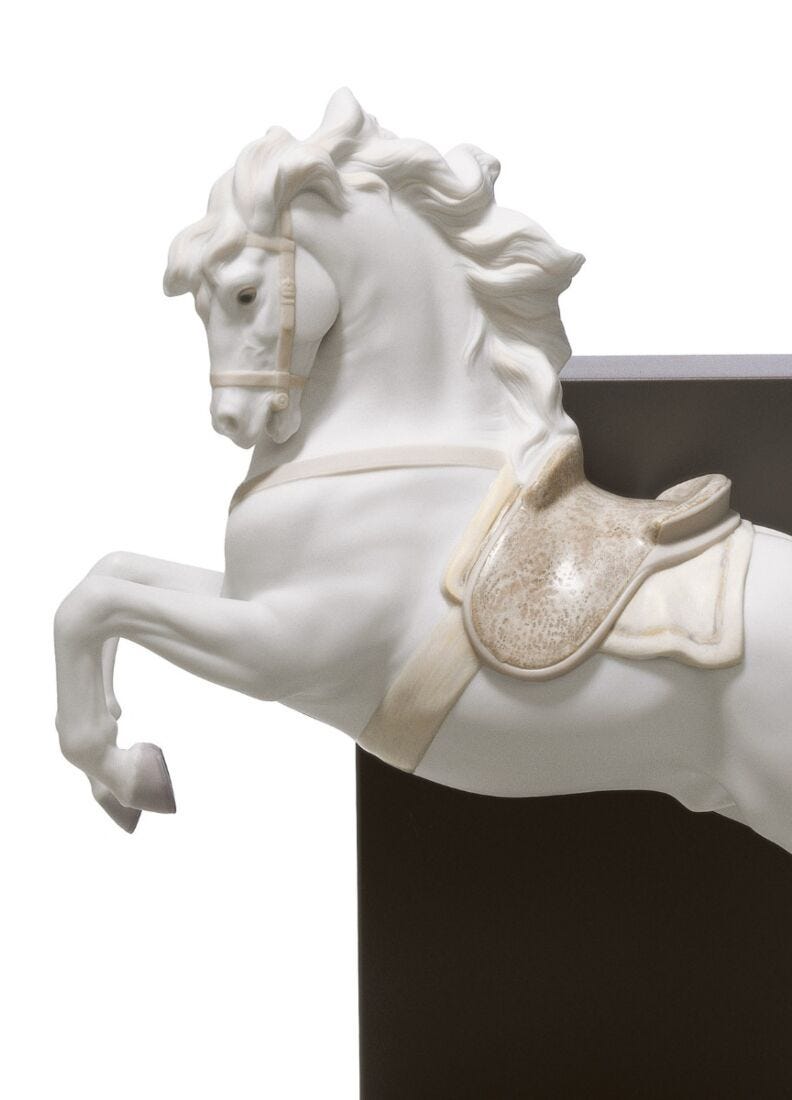 Lladro Figura Caballo En Pirouette
