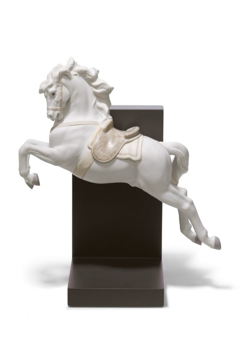 lladro Figura Caballo en pirouette