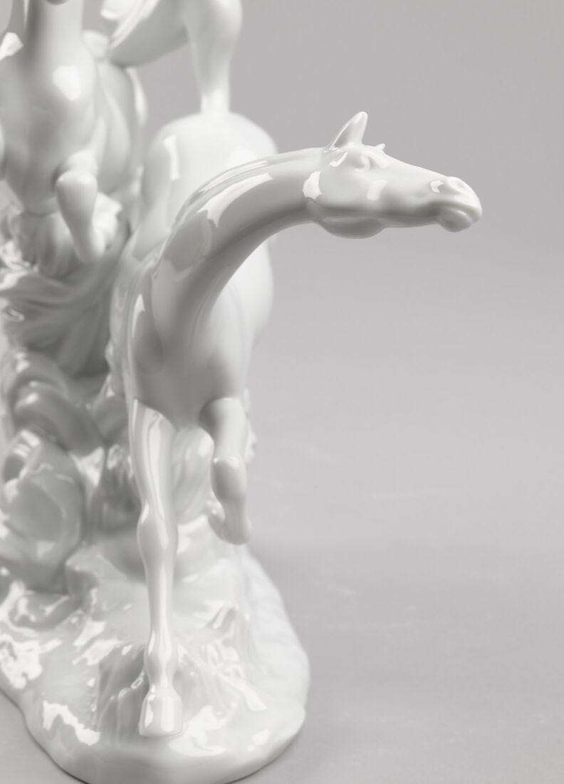 Lladro Figura Caballos Al Galope