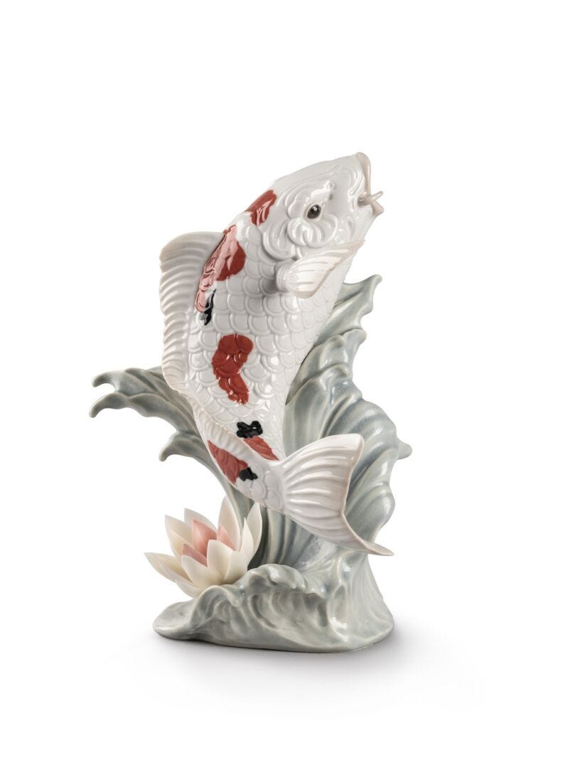 lladro Figura Carpa Koi