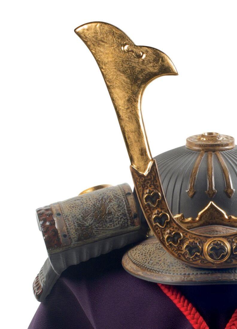 Lladro Figura Casco Samurái. Serie Limitada