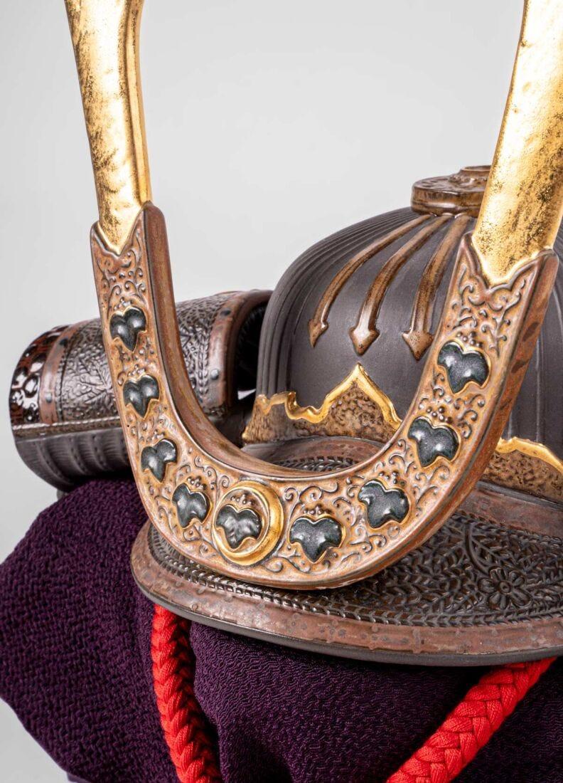 Lladro Figura Casco Samurái. Serie Limitada