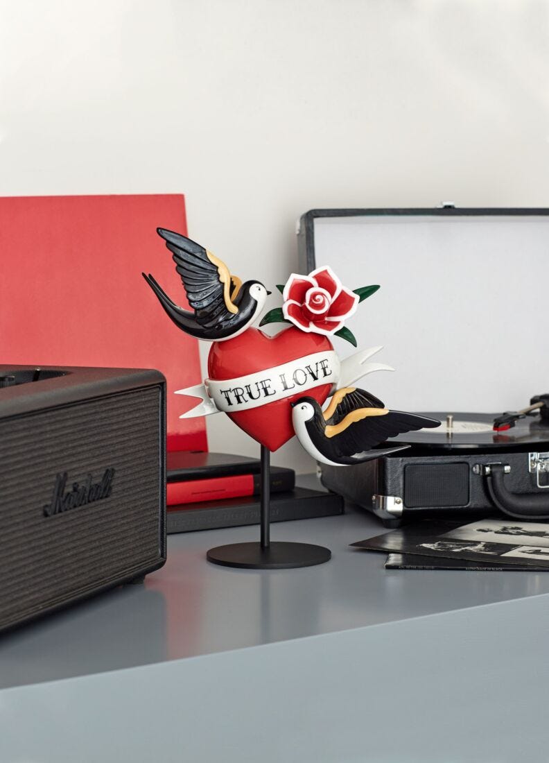 Lladro Figura Corazón Amor Verdadero