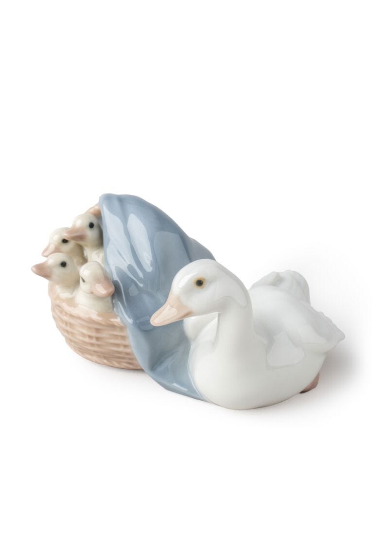 lladro Figura Cría de patos
