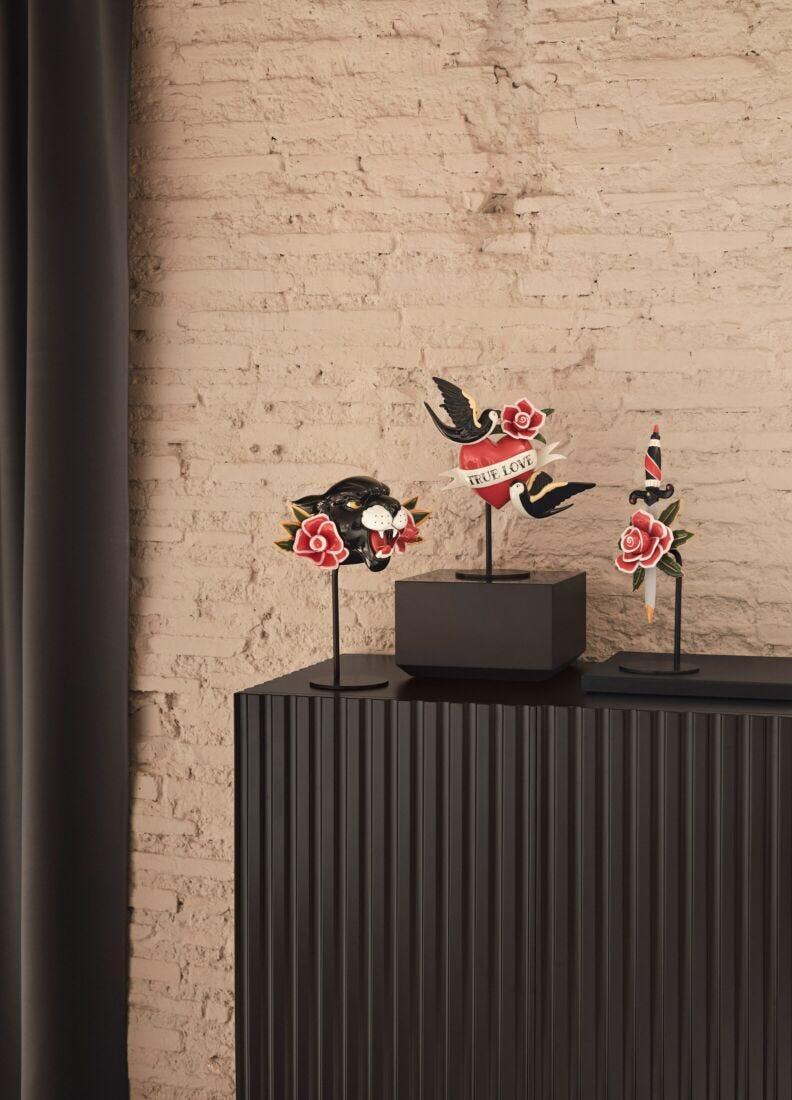 Lladro Figura Daga Y Rosa