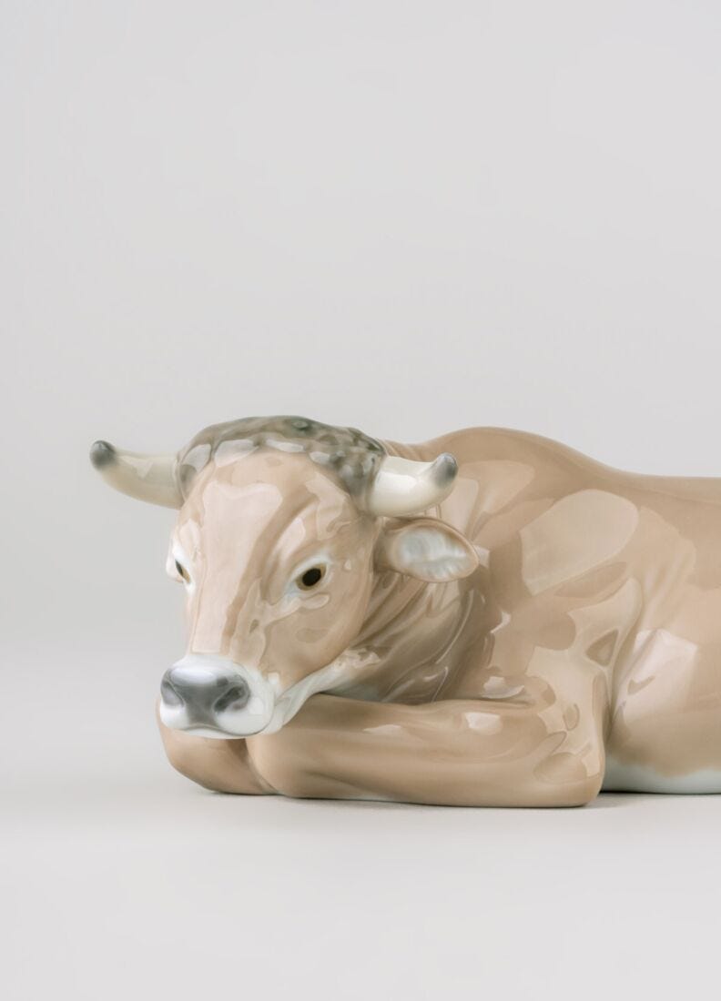 Lladro Figura El Buey En Belén