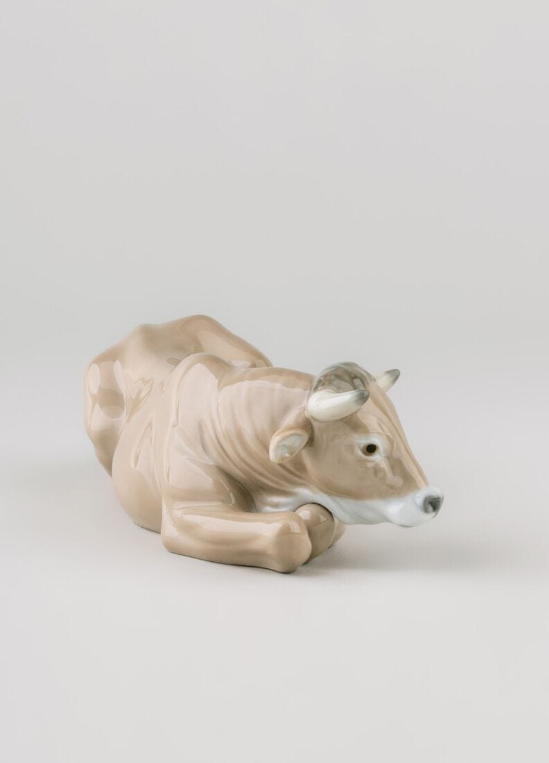 Lladro Figura El Buey En Belén