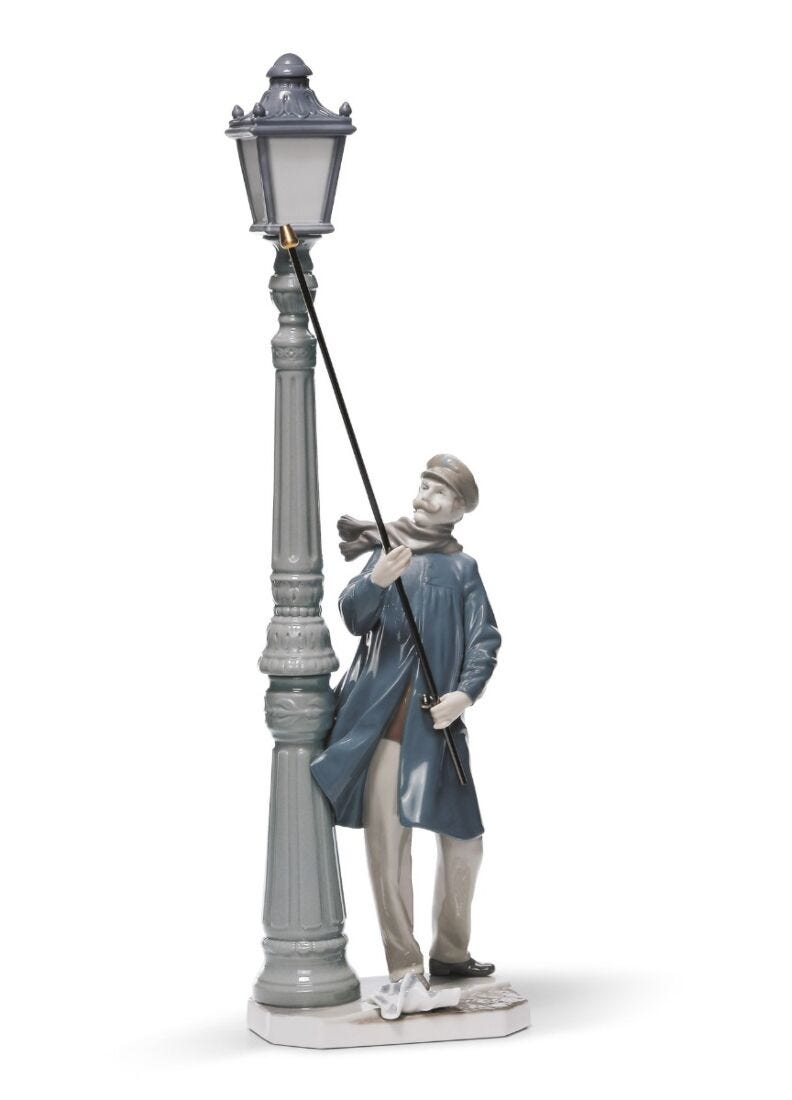 lladro Figura El farolero