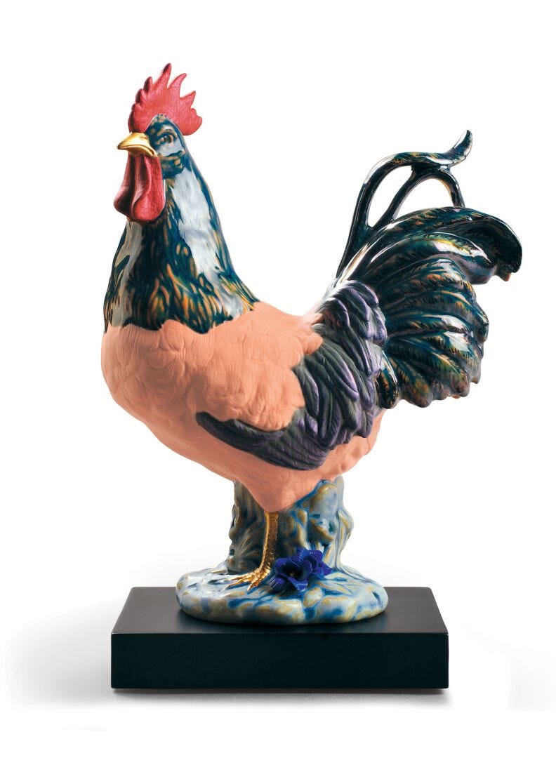 Lladro Figura El Gallo. Serie Limitada