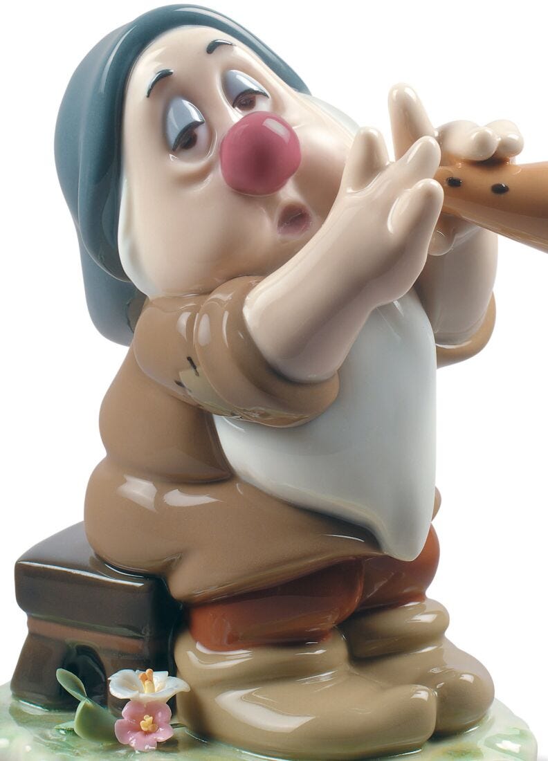lladro Figura enanito Blancanieves Dormilón