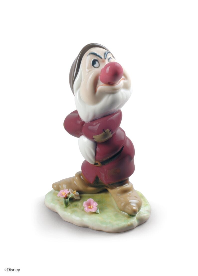 Lladro Figura Enanito Blancanieves Gruñón