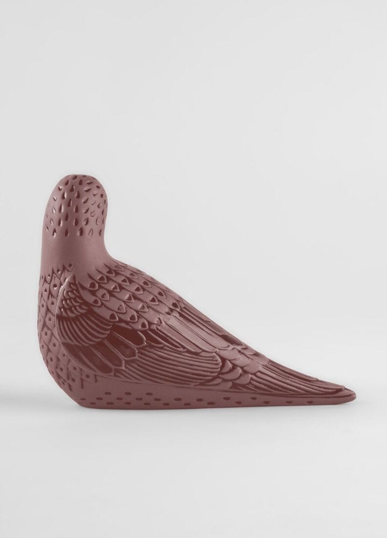 Lladro Figura Estornino II. Morado