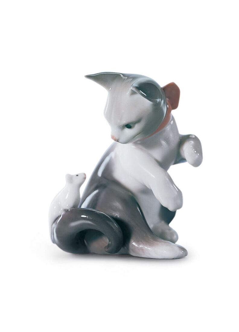 lladro Figura Gatito pasmado