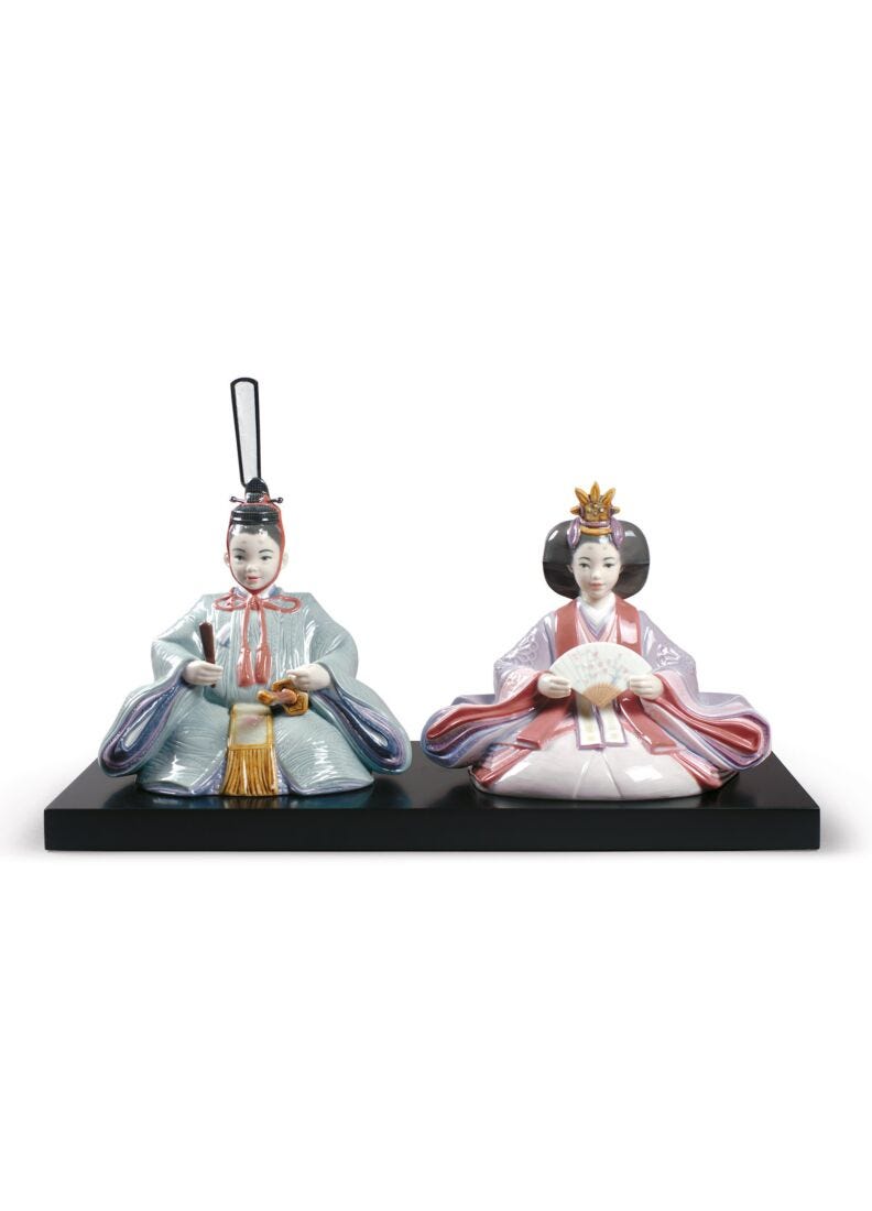 lladro Figura Hinamatsuri Dolls