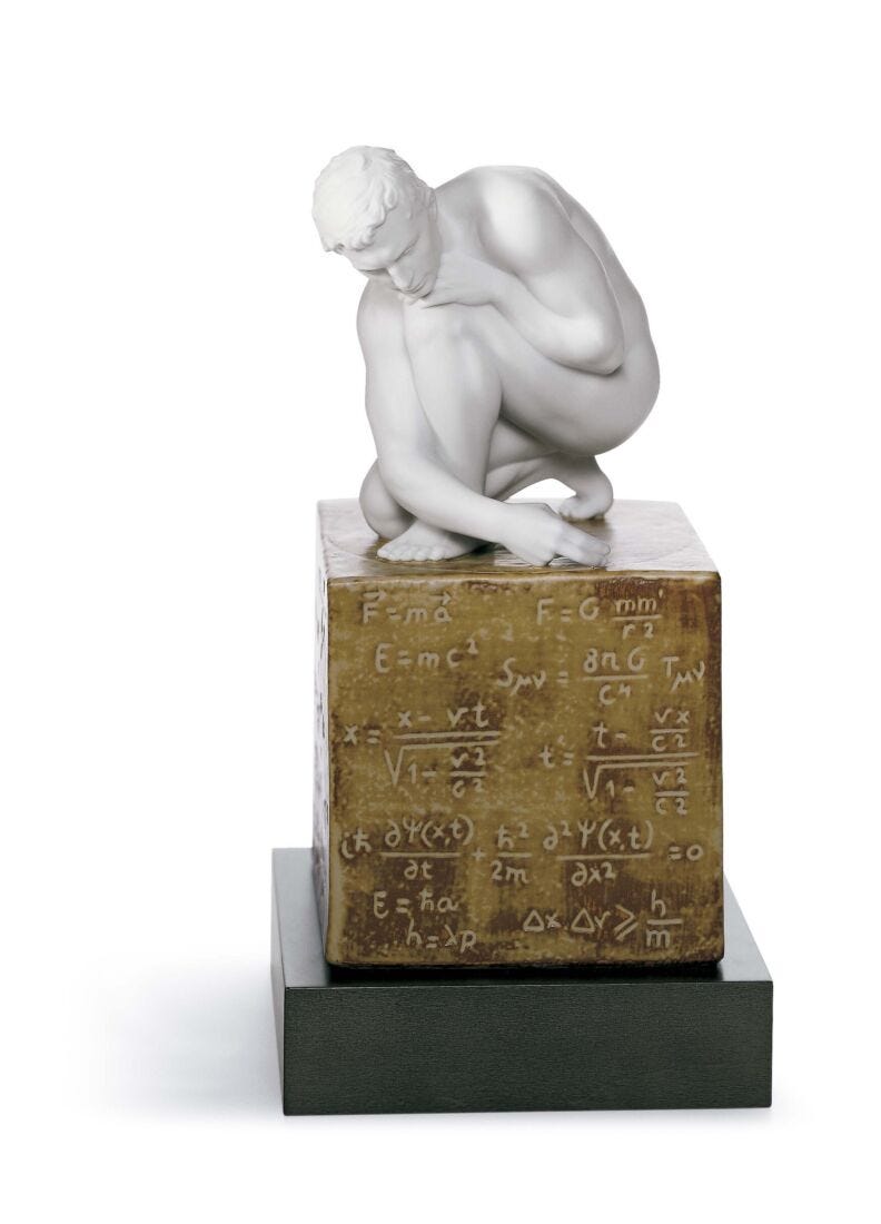 lladro Figura hombre Scientia