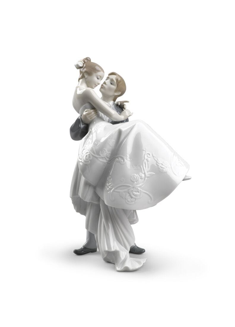 lladro Figura joven pareja El día más feliz