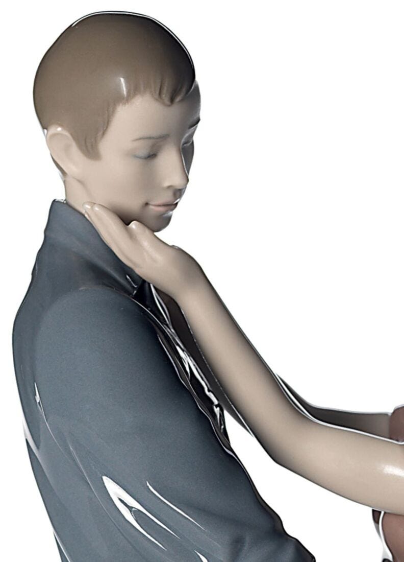 Lladro Figura Joven Pareja Encuentro Feliz