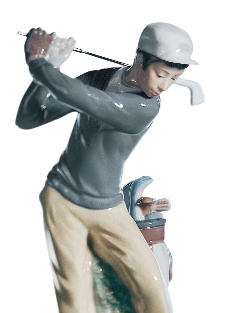 Lladro Figura Jugador De Golf