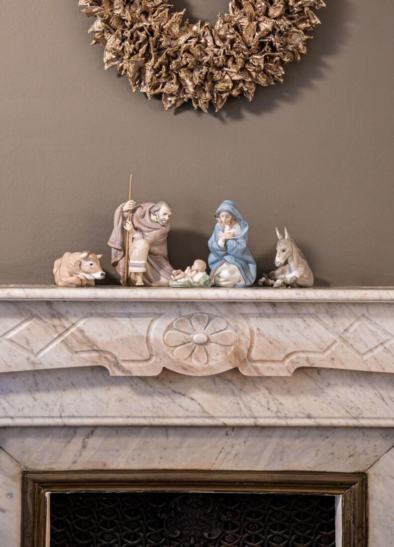 Lladro Figura La Mula En Belén