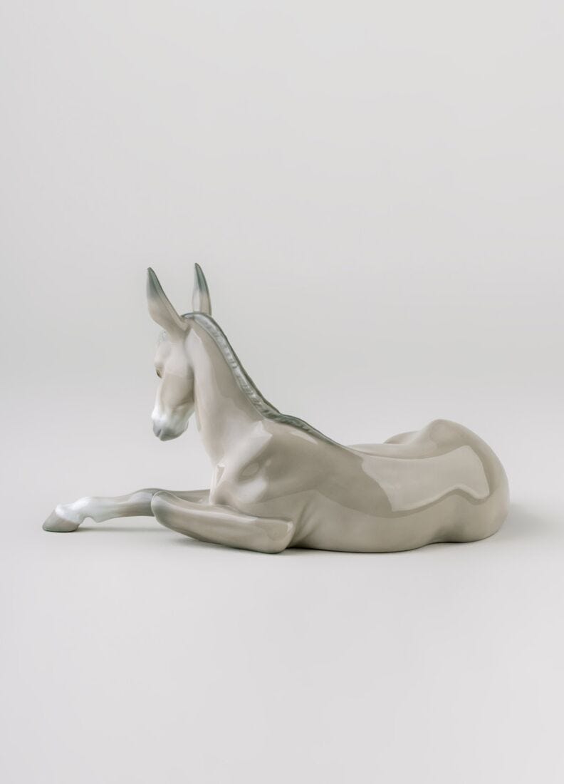 Lladro Figura La Mula En Belén