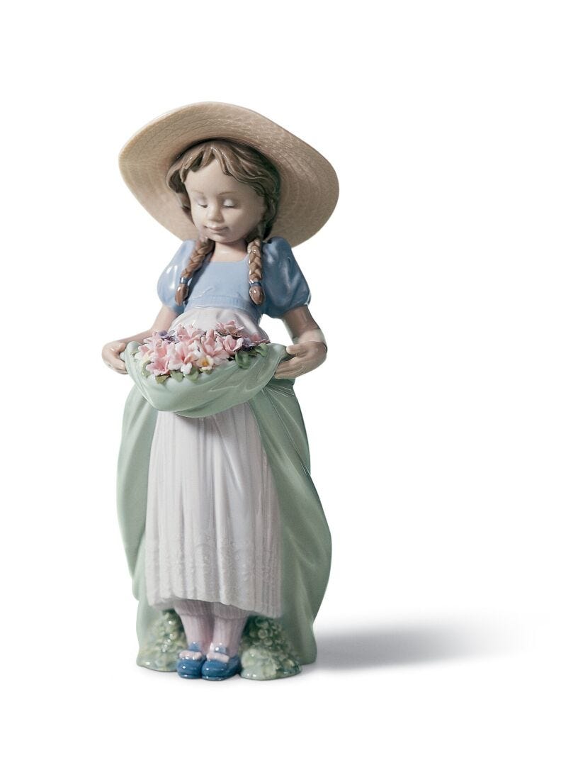 lladro Figura La niña del prado