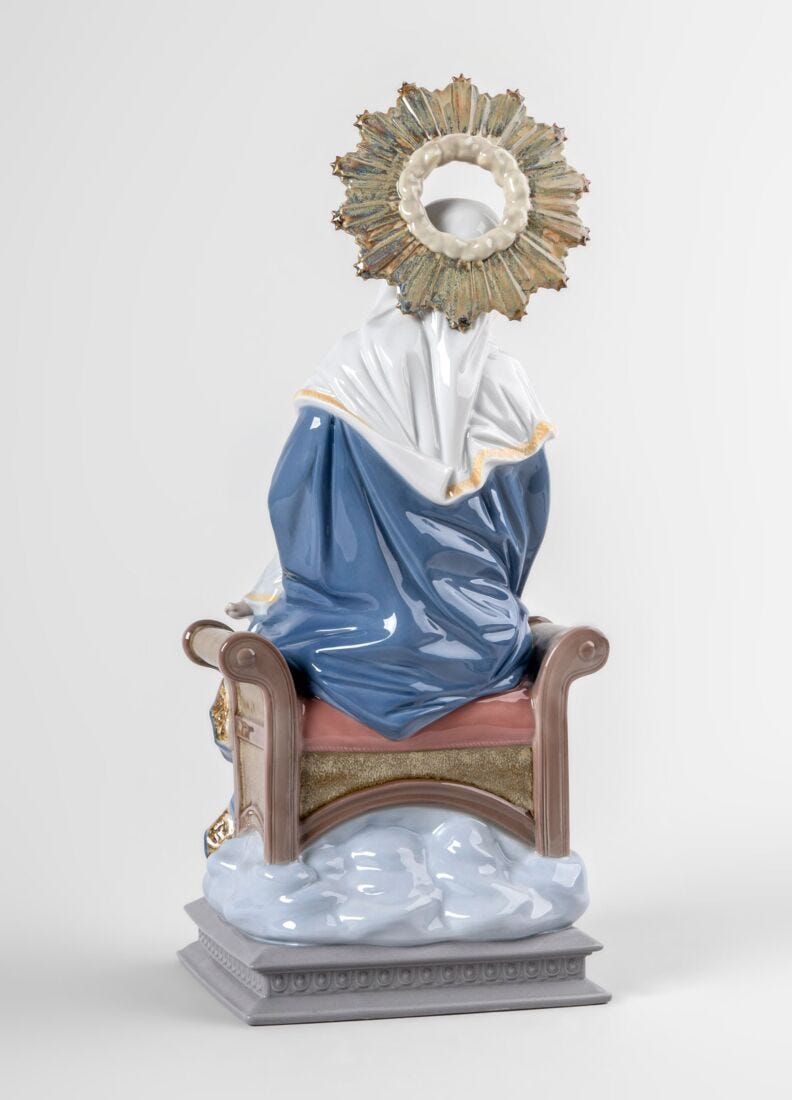Lladro Figura La Virgen De La Divina Providencia