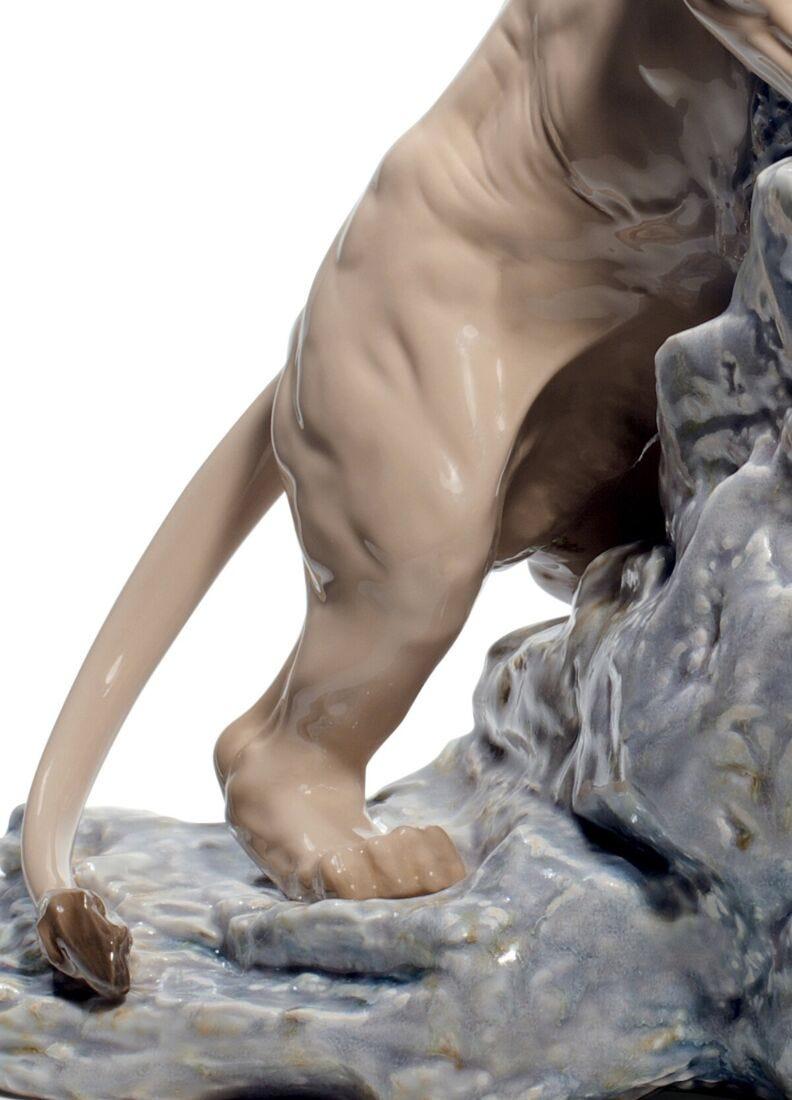Lladro Figura León Al Acecho