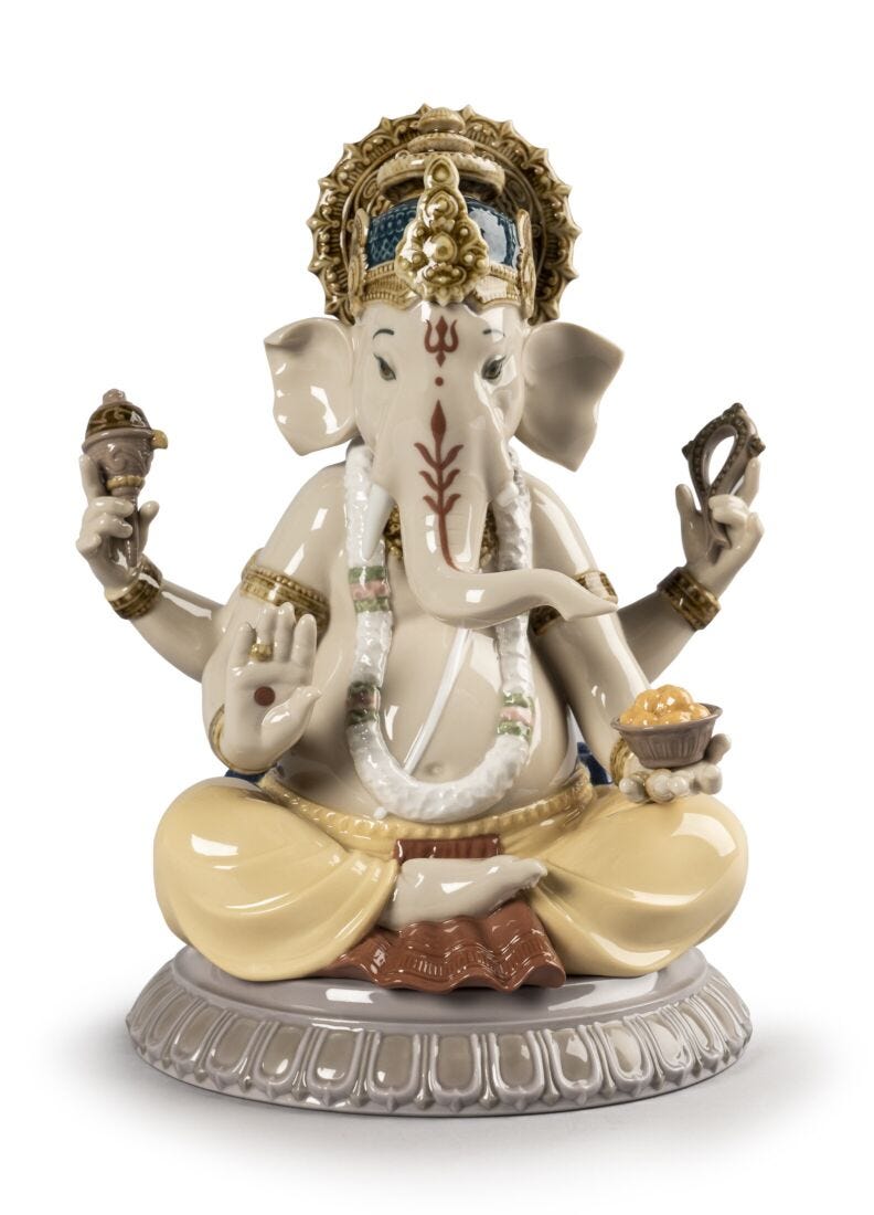 lladro Figura Lord Ganesha