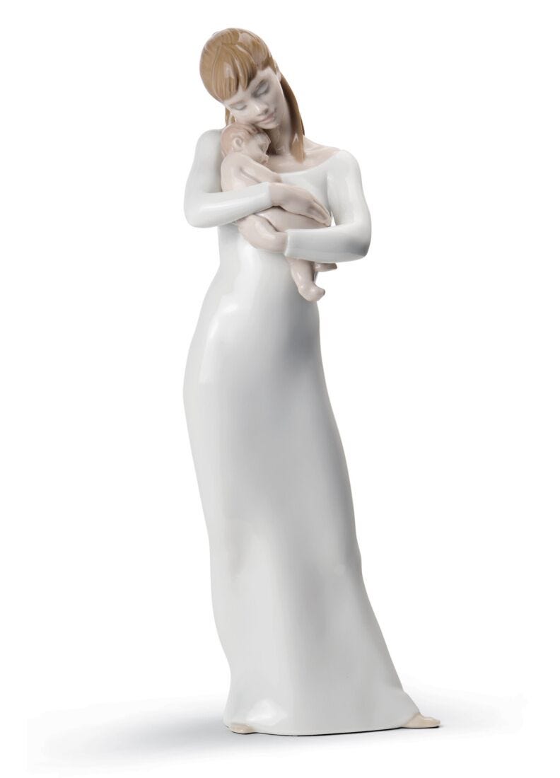 lladro Figura madre Buenas noches mi ángel