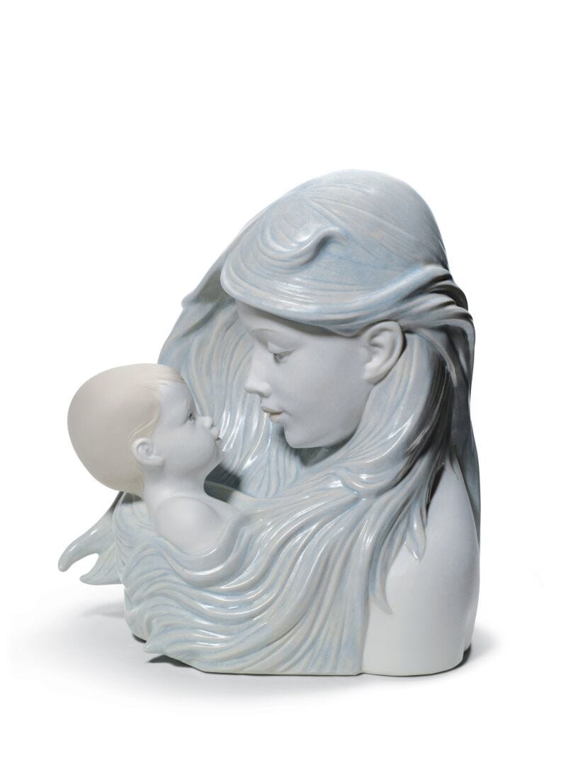 lladro Figura madre Dulce caricia