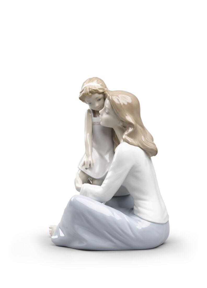 Lladro Figura Madre Mi Pequeña