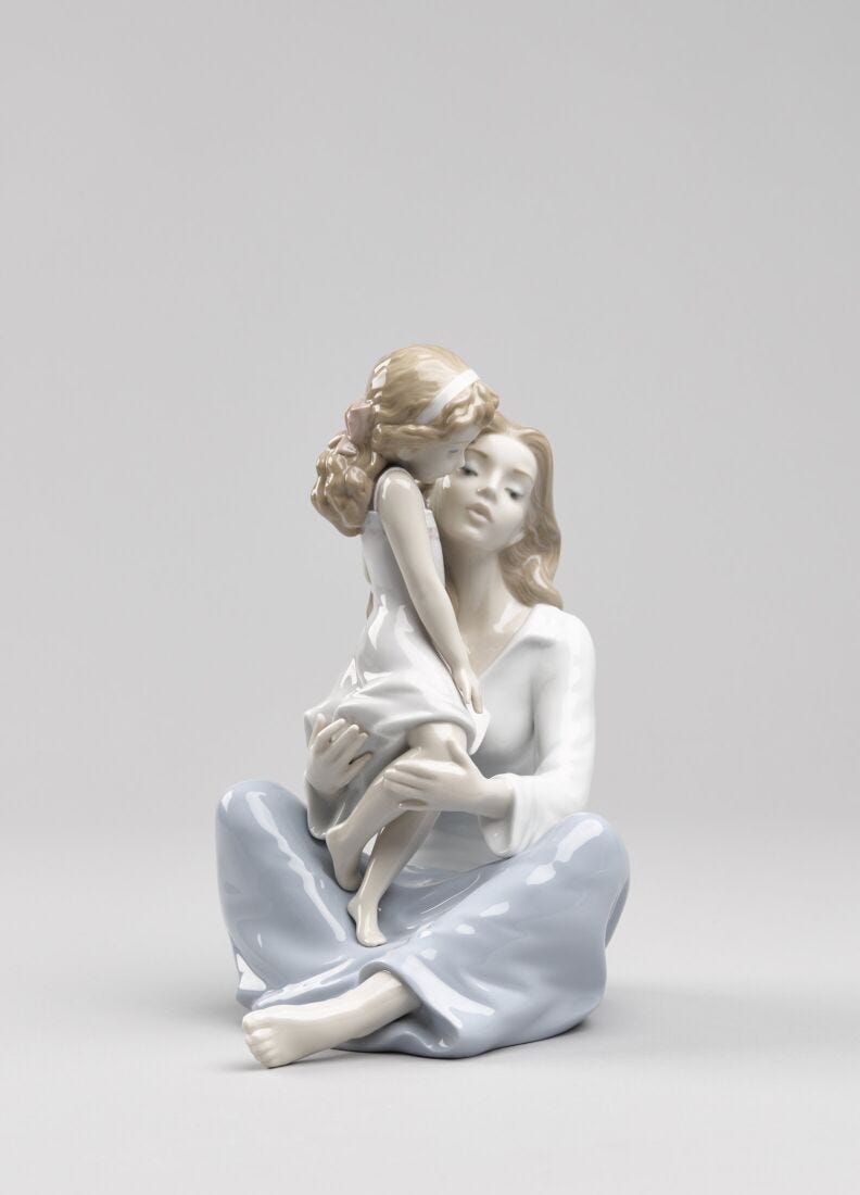 Lladro Figura Madre Mi Pequeña
