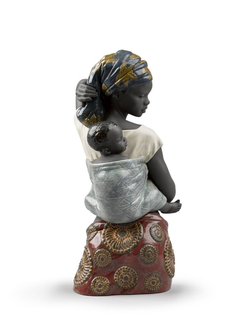 Lladro Figura Madre Sabor Africano
