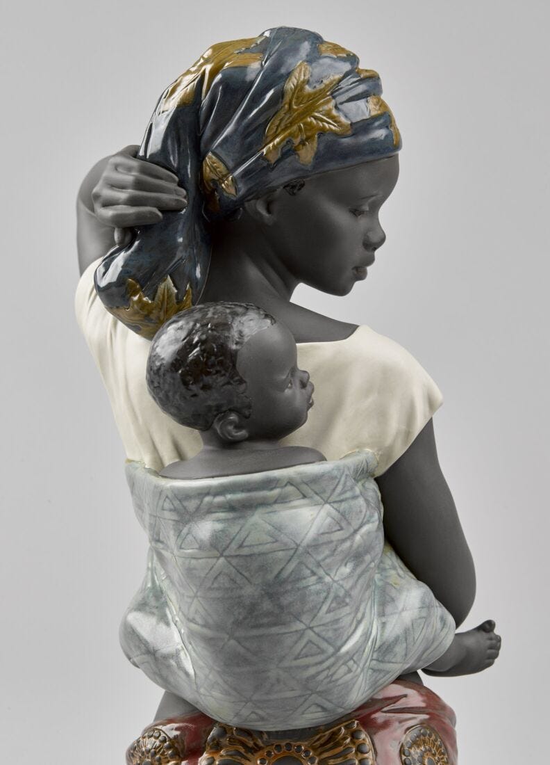 Lladro Figura Madre Sabor Africano